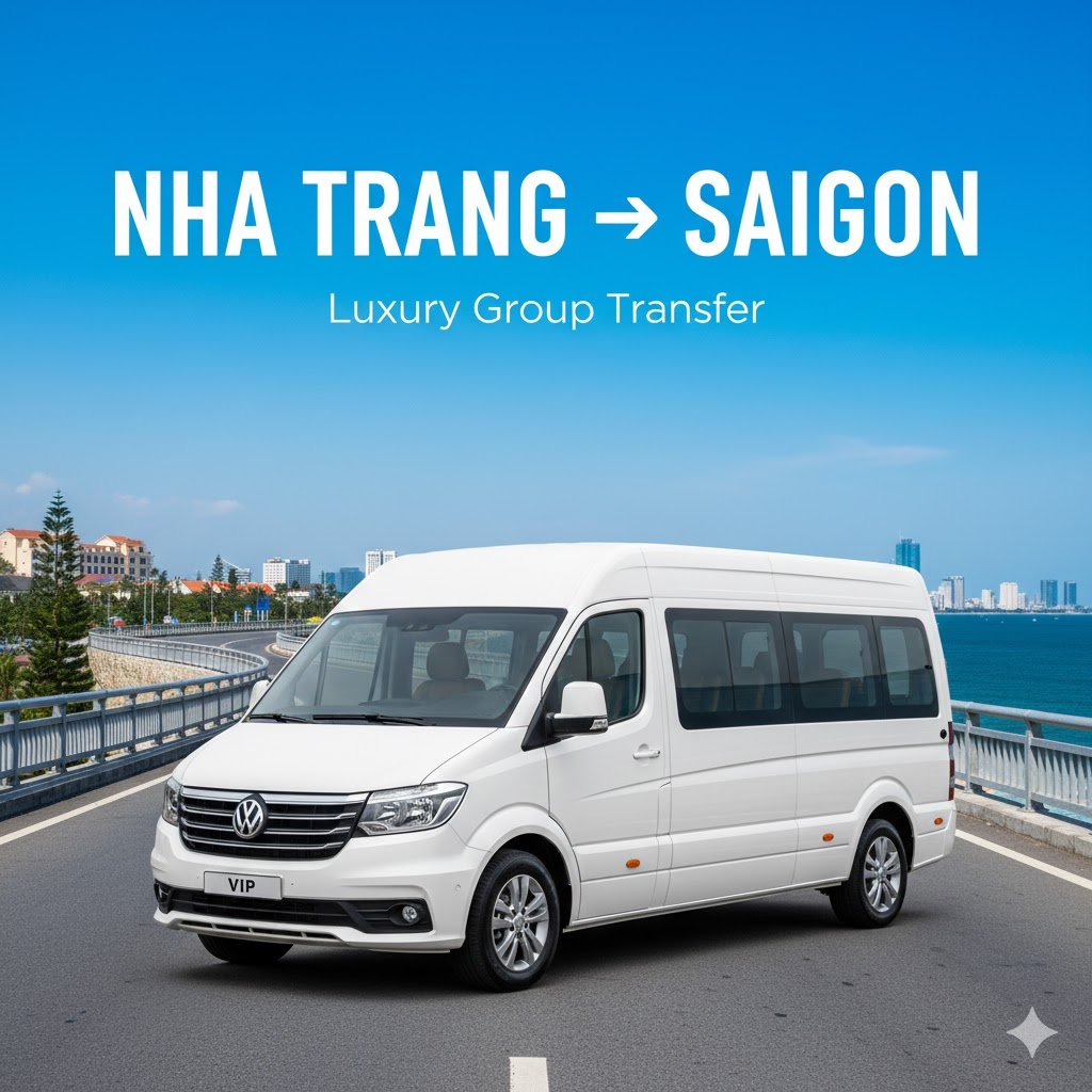 16-Seater Van Rental: Nha Trang to Sai Gon 11