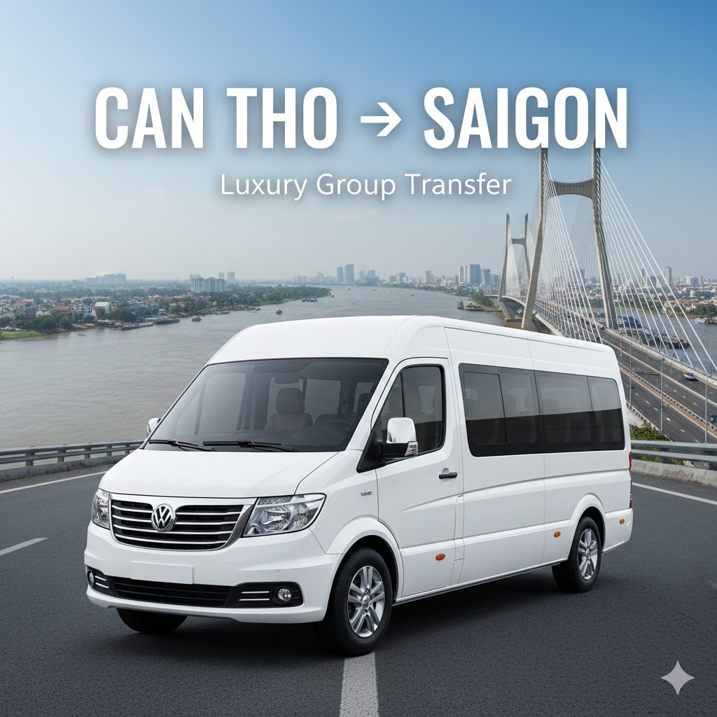 16-Seater Rental: Can Tho to Sai Gon 17