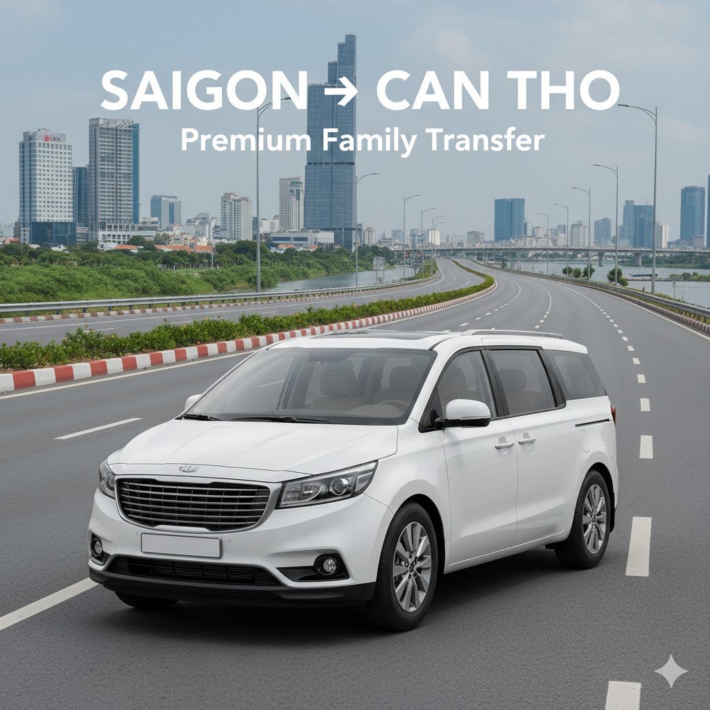 7-Seater Rental: Sai Gon to Can Tho 13