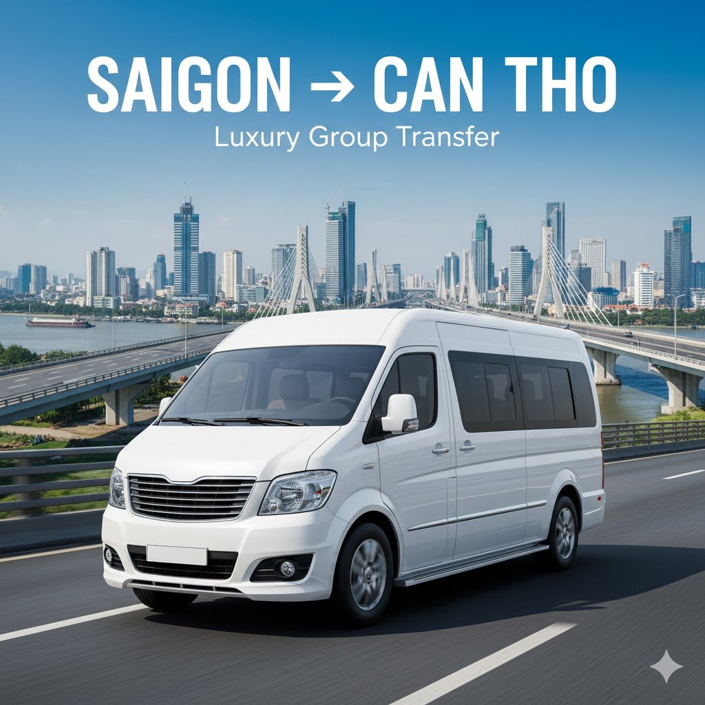 16-Seater Rental: Sai Gon to Can Tho 14