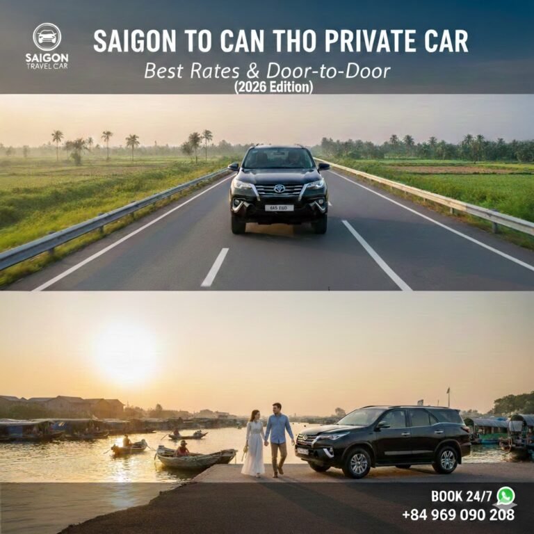Saigon to Can Tho Private Car 1